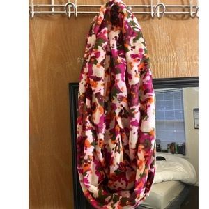 Floral infinity scarf